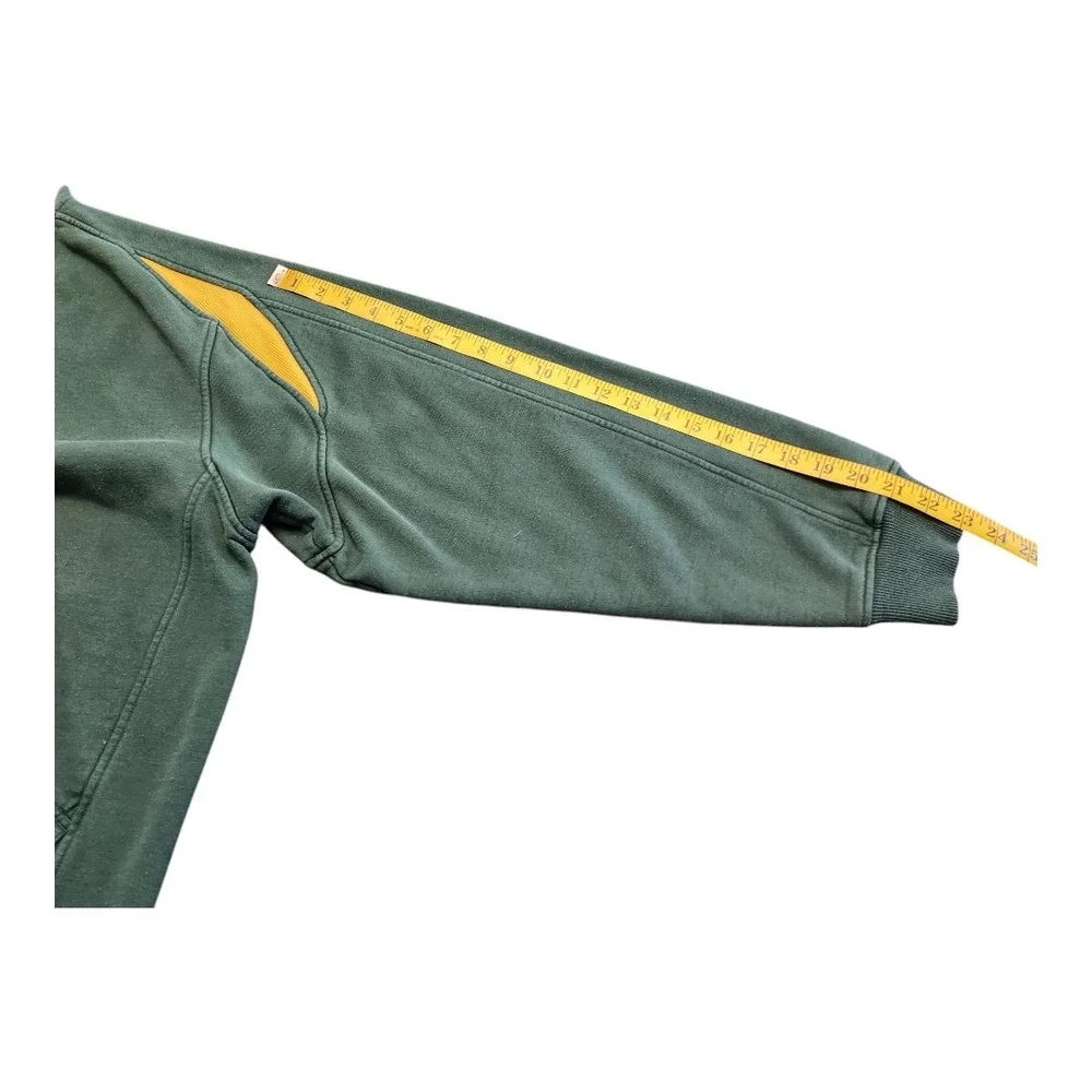 Nike Vintage Mens Green Baylor University Center Swoosh Hoodie Sweatshirt Sz XXL